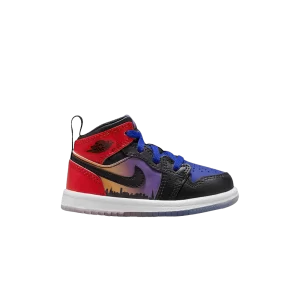 Air Jordan 1 Mid SS TD 'Skyline' Concord/Rouge Varsity/Violet Psychique/Noir DX4377 400