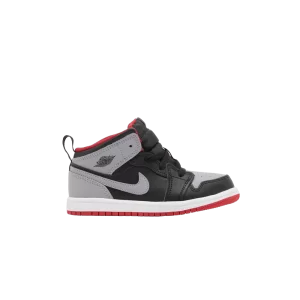 Air Jordan 1 Mid TD 'Bred Shadow' Noir/Gris ciment/Rouge feu/Blanc DQ8425 006