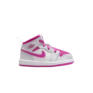 Air Jordan 1 Mid TD 'Fire Pink' Whisper of iris/Blanc/Fire rose FD8782 500