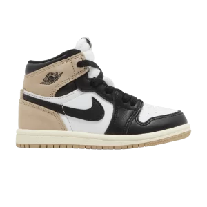 Air Jordan 1 Retro High OG TD 'Latte' Baskets Noir/Legend marron moyen/Blanc/Voile FD2598 021