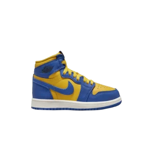 Air Jordan 1 Retro High OG TD 'Reverse Laney' Baskets Varsity Maïs/Jeu Royal/Voile/Noir/Rouge Feu FD2598 700