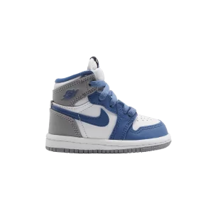 Air Jordan 1 Retro High OG TD 'True Blue' Bleu vrai/Blanc/Gris ciment FD1413 410