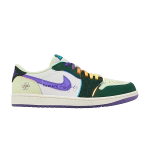 Air Jordan 1 Retro Low OG 'Doernbecher 2023' Vert gorge/Violet court/Blanc/Barely a Volt/Voile FD9665 351