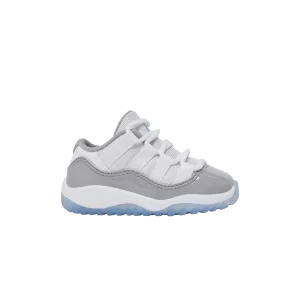 Air Jordan 11 Retro Low TD 'Cement Grey' Blanc/University Bleu/Cement Gris 505836 140