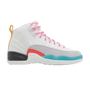 Air Jordan 12 Retro GS 'White Vapor Green' Blanc/Vert vapeur/Photon Dust/Barely Grape/New Emerald/Infrarouge 153265 130