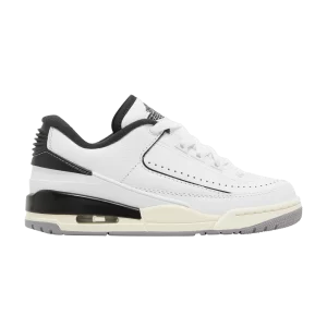 Air Jordan 2/3 GS 'White Black' Blanc/Noir/Voile/Gris ciment FD0384 100