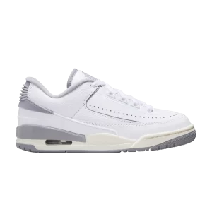 Air Jordan 2/3 GS 'White Cement' Blanc/Gris ciment/Voile FD0384 101