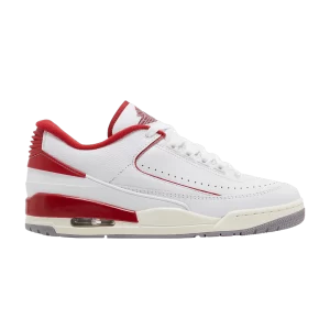 Air Jordan 2/3 'White Varsity Red' Blanc/Rouge/Voile/Gris ciment FD0383 161