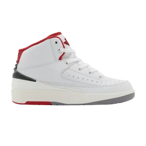 Baskets Air Jordan 2 Retro PS 'Origins' Blanc/Rouge feu/Sapin/Voile/Gris ciment DQ8564 101
