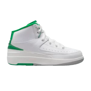 Air Jordan 2 Retro PS 'Lucky Green' Baskets Blanc/Lucky Vert/Voile/Gris acier clair DQ8564 103