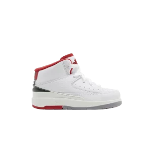 Baskets Air Jordan 2 Retro TD 'Origins' Blanc/Rouge feu/Sapin/Voile/Gris ciment DQ8563 101