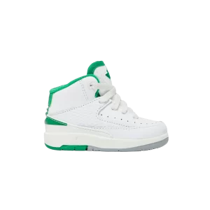 Air Jordan 2 Retro TD 'Lucky Green' Blanc/Lucky Vert/Voile/Gris acier clair DQ8563 103