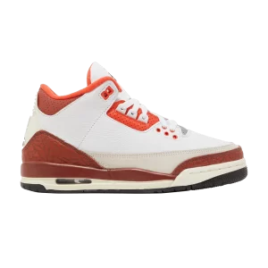 Air Jordan 3 Retro GS 'Mars Stone' Baskets Blanc/Noir/Mars Stone/Team Orange DV7028 108