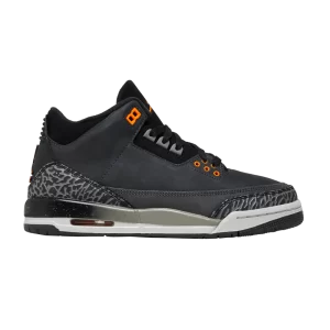 Air Jordan 3 Retro GS 'Fear' 2023 Night Stadium/Orange Total/Noir DM0967 080