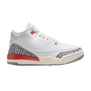 Air Jordan 3 Retro PS 'Georgia Peach' Baskets Blanc/Space Clay/Voile/Gris Ciment/Anthracite FQ9174 121