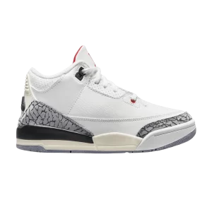 Air Jordan 3 Retro PS 'White Cement Reimagined' Blanc sommet/Rouge feu/Noir/Gris ciment DM0966 100