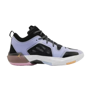Air Jordan 37 Low GC 'Dongdan' Noir/Ice Lilac/Hydrogen Bleu/Chalk Orange FD8701 001