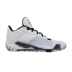 Baskets Air Jordan 38 Low 'Royalty' Blanc/Or métallique/Noir/Platine pur FD2326 107
