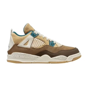Baskets Air Jordan 4 Retro PS 'Cacao Wow' Cacao Wow/Geode Teal/Brown Ale/Twine/Sail/Glowing Green FB2213 200