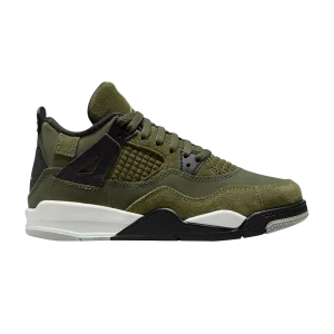 Air Jordan 4 Retro SE Craft PS 'Olive' Baskets Olive moyen/Vanille pâle/Kaki/Noir/Voile FB9929 200