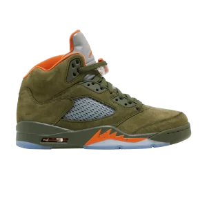 Air Jordan 5 Retro 'Olive' 2024 Olive armée/Orange ensoleillé DD0587 308