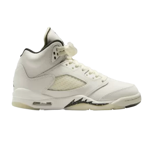 Air Jordan 5 Retro SE GS 'Sail' Baskets Voile/Noir/Marron clair/Lait de coco FQ3682 100