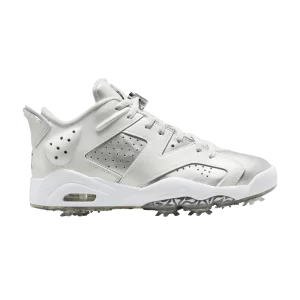 Air Jordan 6 Retro Low Golf 'Gift Giving Pack' Poussière de photons/Argent métallique/Blanc FD6719 001