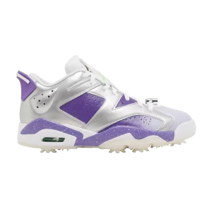 Air Jordan 6 Retro Low Golf NRG 'US Open' Argent métallique/Grape d'action/Blanc/Violet oxygène FD0205 055