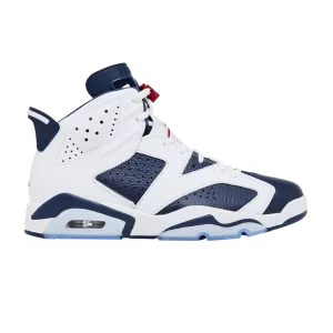 Air Jordan 6 Retro 'Olympic' 2024 Blanc/Rouge/Midnight Navy CT8529 164