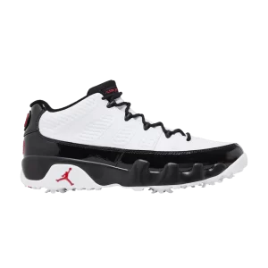 Air Jordan 9 Low Golf 'White Black True Red' Blanc/True Rouge/Noir FJ5934 100