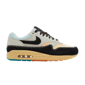 Nike Air Max 1 '87 'N7' Os clair/Noir/Cactus poussiéreux/Mangerine brillante/Jaune turquoise/Sésame FZ3610 072