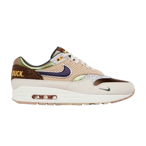 Nike Air Max 1 '87 Premium 'University of Oregon' PE Chanvre/Or Université/Voile/Poussière du Désert/Cacao Wow HQ2640 200