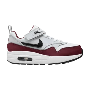 Nike Air Max 1 EasyOn PS 'Dark Team Red' Blanc/Foncé Team Rouge Heather/Platine pur/Noir DZ3308 111