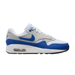 Nike Air Max 1 GS 'Royal Blue' Blanc/Gris neutre/Noir/Game Royal DZ3307 104