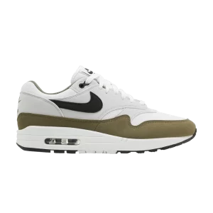 Nike Air Max 1 'Medium Olive' Blanc/Noir/Platine pur/Olive moyen FD9082 102