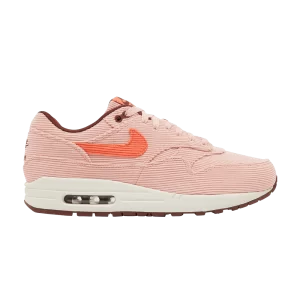 Nike Air Max 1 Premium 'Coral Stardust Corduroy' Baskets Corail Stardust/Corail brillant/Brun Oxene FB8915 600