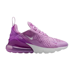 Nike Air Max 270 GS 'Rush Fuchsia' Fuchsia Peak/Fuchsia Dream/Blanc/Blanc 943345 501
