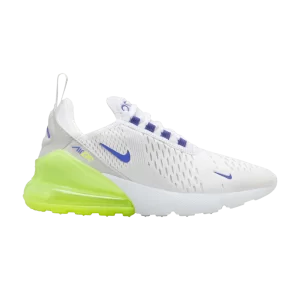 Nike Air Max 270 GS 'Blanc Volt Bleu' Blanc/Volt/Photon Dust/Astro Bleu HJ9237 100
