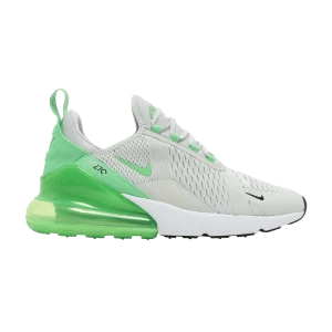 Nike Air Max 270 'Light Silver Green Shock' Argent clair/Noir/Blanc/Vert choc AH8050 027