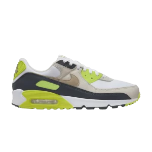 Nike Air Max 90 'Cyber' Baskets Blanc/Cyber/Gris fumée foncé/Kaki DM0029 107