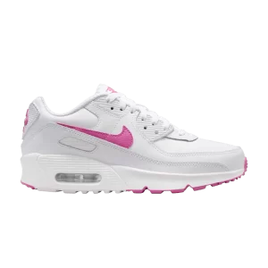 Nike Air Max 90 GS 'Blanc Laser Fuchsia' Blanc/Laser fuchsia HF6358 101
