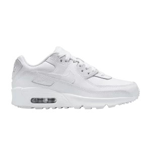 Nike Air Max 90 GS 'Blanc Argent Métallique' Blanc/Argent Métallique/Blanc/Blanc HF6358 102