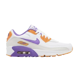 Nike Air Max 90 Leather GS 'White Action Grape' Blanc/Ghost/Citron Shade/Action Grape DV3607 103