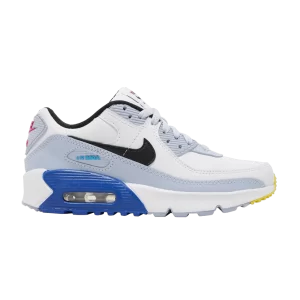 Nike Air Max 90 Leather GS 'Blanc Bleu Whisper' Blanc/Whisper Bleu/Hyper Royale/Noir DV3607 101