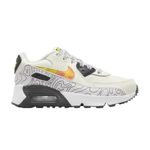 Nike Air Max 90 Leather SE PS 'Save Our Planet' Voile/Grille/Cactus brillant/Multicolore DX1815 100