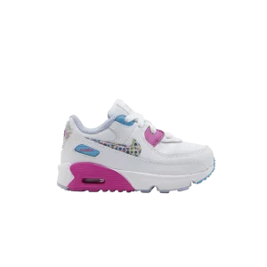 Nike Air Max 90 Leather SE TD « Couleurs vives ! » Blanc/Fuchsia Actif/Bleu Éclair/Multicolore DV1845 100