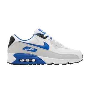Nike Air Max 90 Leather 'White Game Royal' Blanc/Game Royale/Photon Dust/Noir FN6843 100