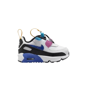 Nike Air Max 90 Toggle SE TD « Couleurs vives ! Blanc/Noir/Fuchsia actif/Hyper Royal DV1858 100