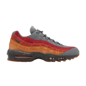 Nike Air Max 95 Premium 'Atlanta' Gris froid/Anthracite/Orange total/Gris fer/Rouge université/Rouge épicé FZ4125 060