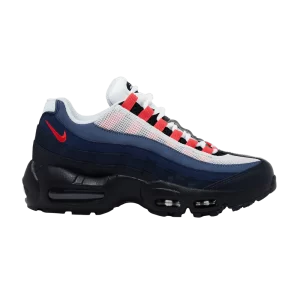 Nike Air Max 95 Recraft GS 'Dark Obsidian Track Red' Obsidienne foncé/Obsidienne/Flotte de minuit/Rouge de piste CJ3906 404